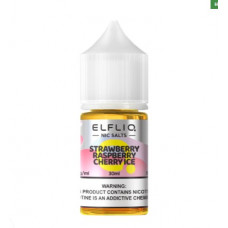 Сольова рідина ElfLiq Salt 30 мл (50 мг) - Strawberry Raspberry Cherry Ice (Полуниця, Малина, Вишня, Лід)